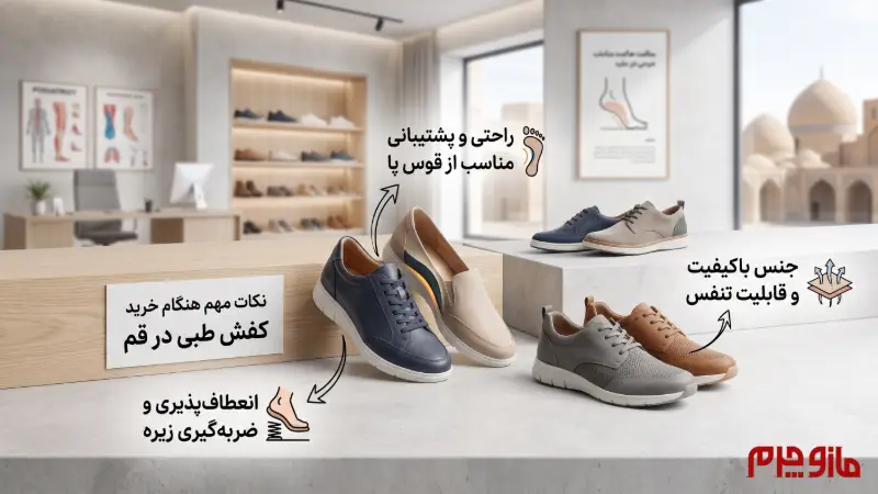 نکاتی که باید هنگام خرید کفش طبی در قم در نظر گرفت