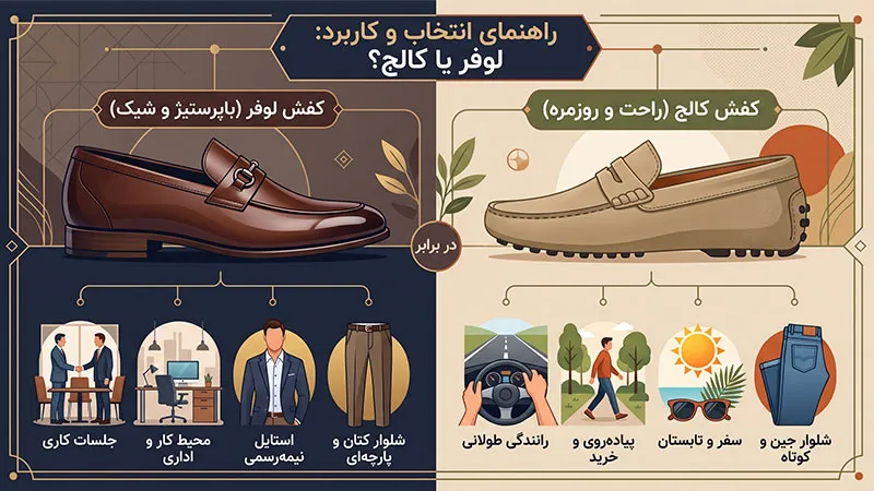 مکان‌های مورد استفاده از لوفر و کالج